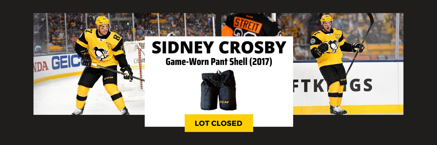 Lot Detail - Crosby Game-Used Stick - February 19th, 2017 Game vs