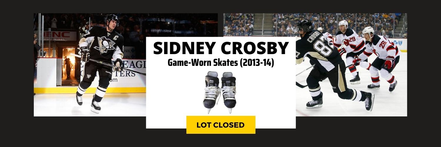 Sidney Crosby Game Worn Reebok 11K Skates (2013-14)
