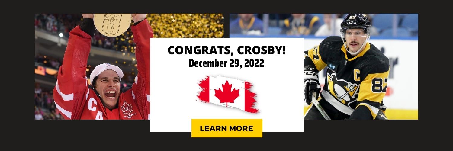 Sidney Crosby named to Order of Canada, country's highest honour