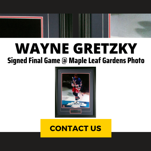 Wayne Gretzky and Mario Lemieux Dual Signed Autographs Original Photo Framed