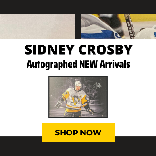 NEW! Sidney Crosby Signed Pittsburgh Penguins Memorabilia
