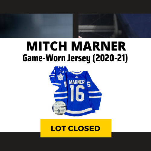 Mitch Marner Game Worn Toronto Maple Leafs Jersey