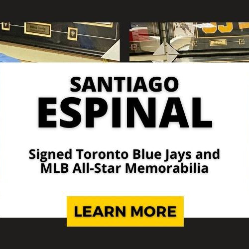 COMING SOON: Santiago Espinal Signed Toronto Blue Jays and MLB All-Star Memorabilia