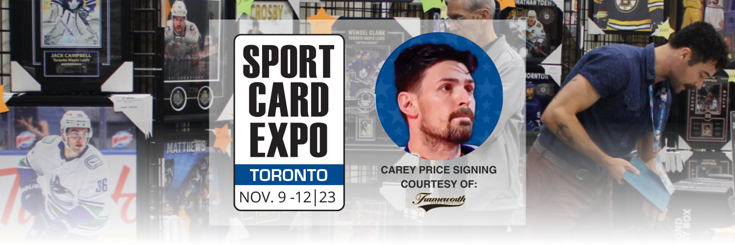 Carey Price Private/Public Signing Event at the Sport Card Expo