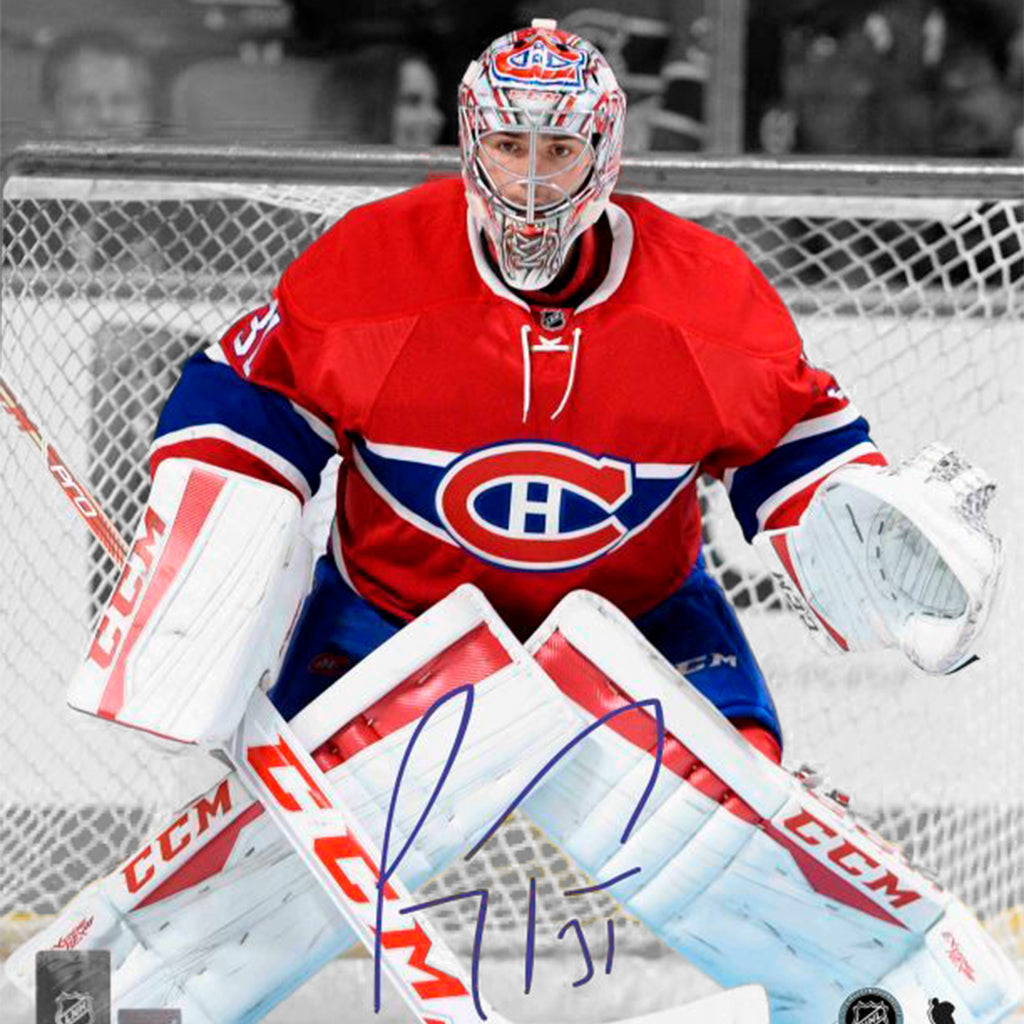 Carey Price Signed Framed Montreal Canadiens Red Adidas Authentic Jersey  with 2015 Vezina Inscribed