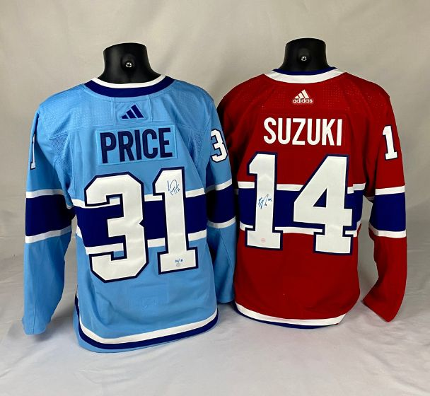 Nick Suzuki Signed Montreal Canadiens 2022 Reverse Retro Adidas