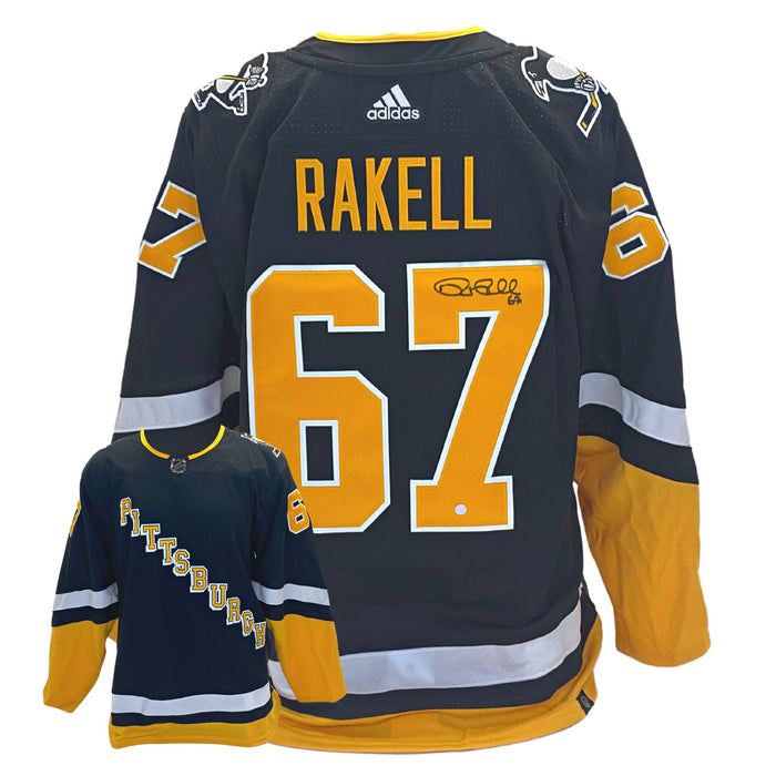Rickard Rakell signed Pittsburgh Penguins Third Adidas Auth. Jersey