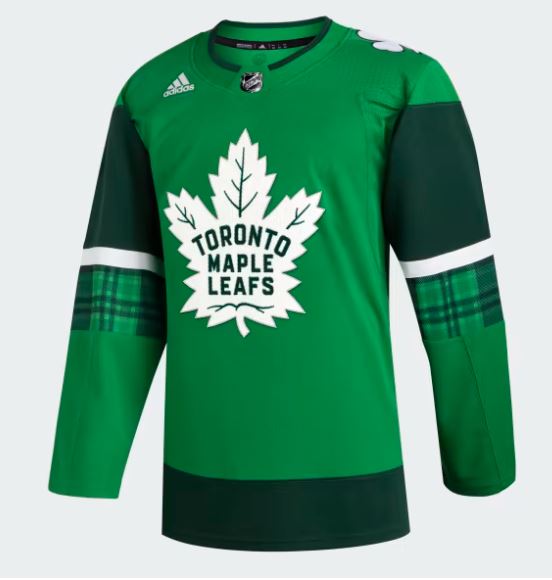 Toronto Maple Leafs Jersey St Pats Adidas 2021-2022 (HU0465)