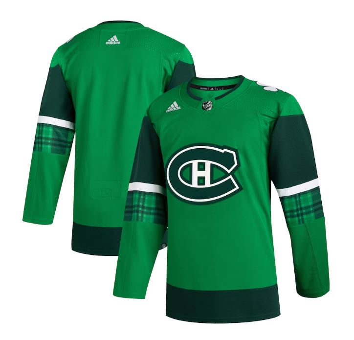 Montreal Canadiens Jersey St Pats Adidas 2021-2023 (HU0470)