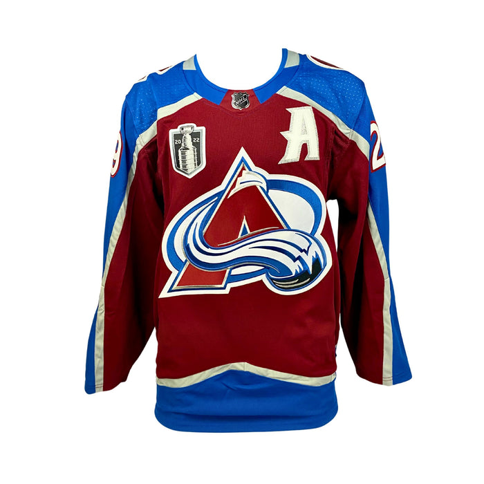 Nathan MacKinnon Signed Colorado Avalanche Burgundy Adidas Auth. Jersey