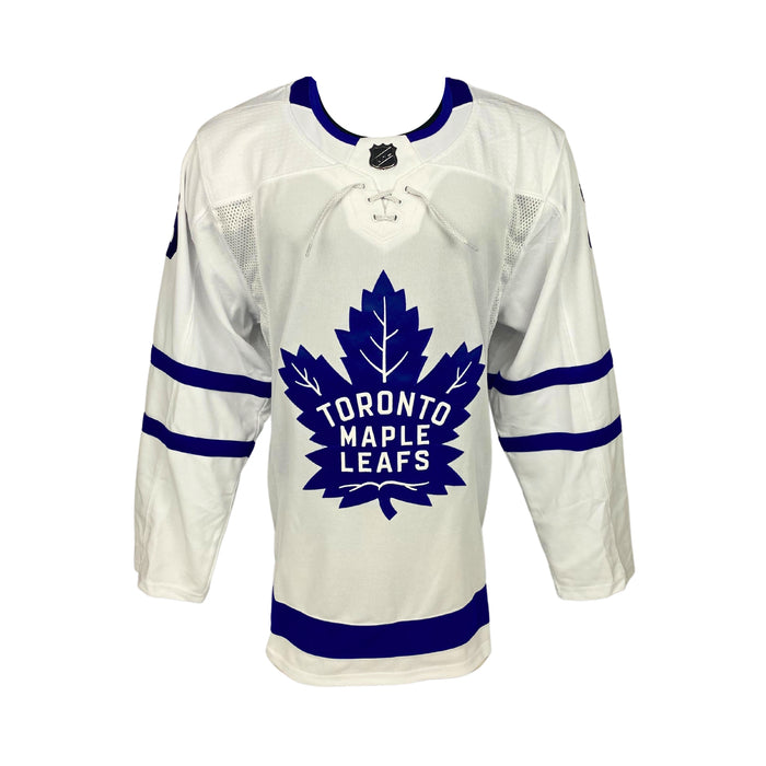 Mitch Marner Signed Toronto Maple Leafs Adidas Auth. Jersey with "400 Point vs Kraken" Inscribed (Limited Edition of 32)