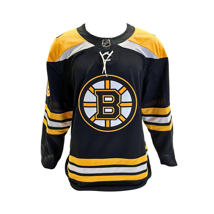 David Pastrnak Signed Boston Bruins Adidas Authentic Skyline