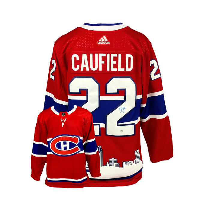 Cole Caufield Signed 2021 Montreal Canadiens Adidas Auth. Skyline Jersey (Limited Edition of 122)