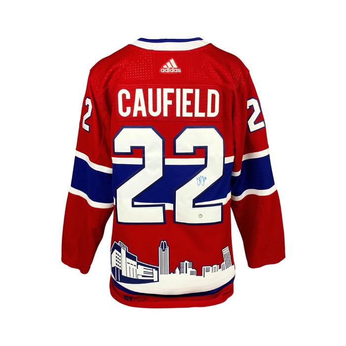 Cole Caufield Signed 2021 Montreal Canadiens Adidas Auth. Skyline Jersey (Limited Edition of 122)