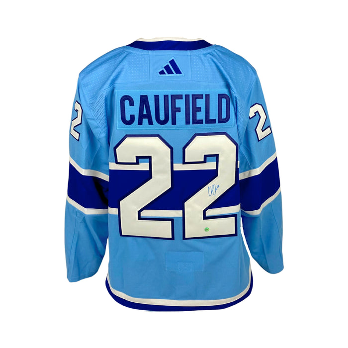 Cole Caufield Signed Jersey Canadiens 2022 Reverse Retro Adidas