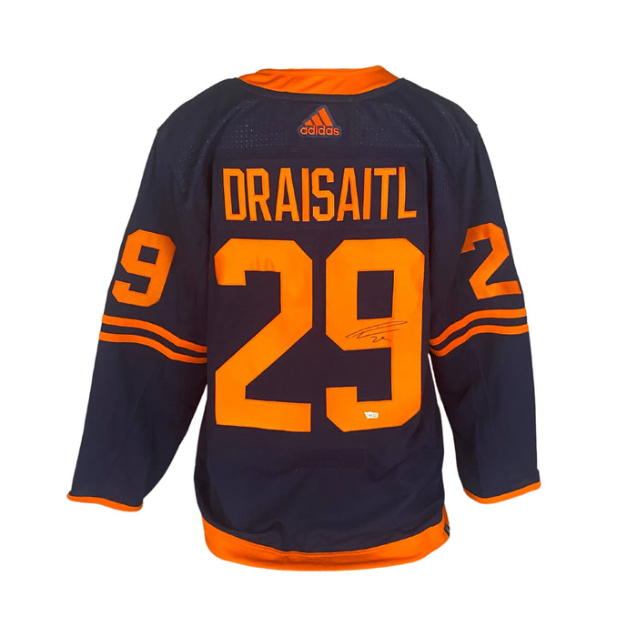 Leon Draisaitl signed Edmonton Oilers Alternate Adidas Auth. Jersey