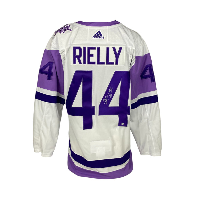 Morgan Rielly Signed 2022 Toronto Maple Leafs Hockey Fights Cancer Adidas Auth. Jersey (white)