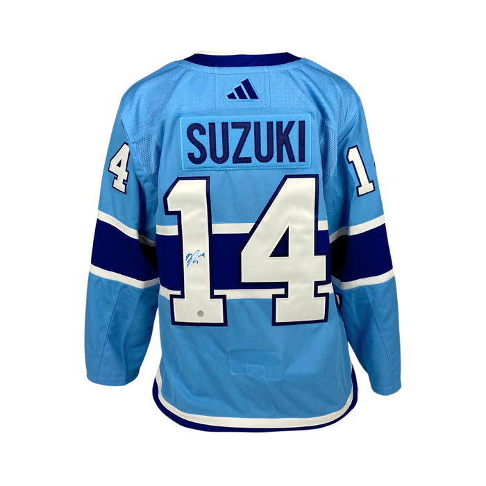 Nick Suzuki Signed Montreal Canadiens 2022 Reverse Retro Adidas Auth. Jersey