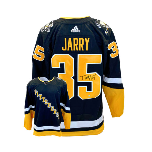 Tristan Jarry Pittsburgh Penguins Autographed Reverse Retro Adidas