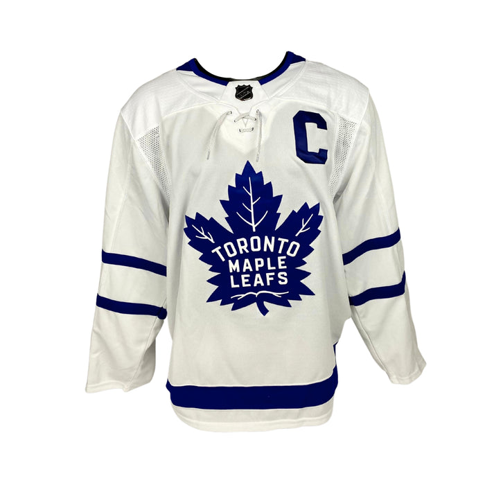 John Tavares Signed Toronto Maple Leafs Adidas Authentic Jersey with "C" (white)