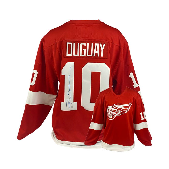 Ron Duguay signed Detroit Red Wings Vintage Fanatics Jersey