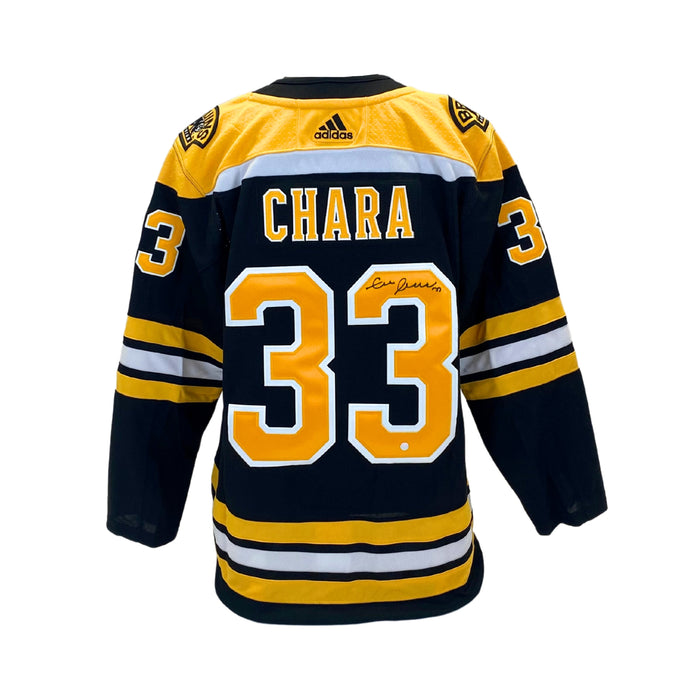 Zdeno Chara signed Boston Bruins Adidas Auth. Jersey