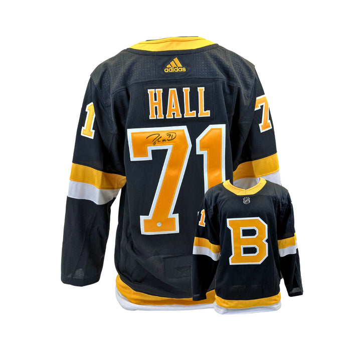 Taylor Hall Signed Boston Bruins Black Third Adidas Authentic Jersey