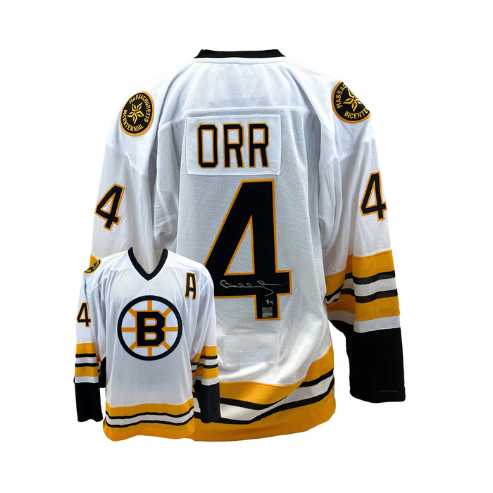 Bobby Orr Signed Boston Bruins Black Fanatics Vintage Hockey