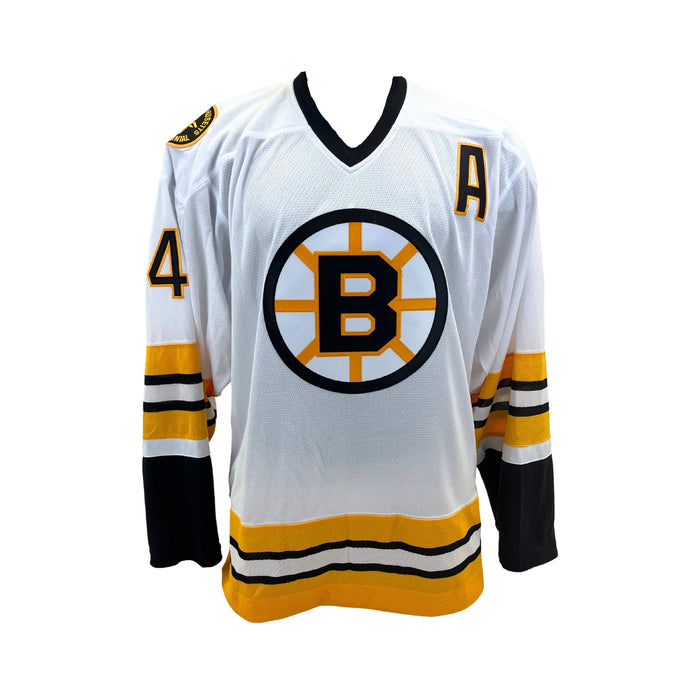 Bobby Orr Signed Framed Bruins White Adidas Heroes of Hockey