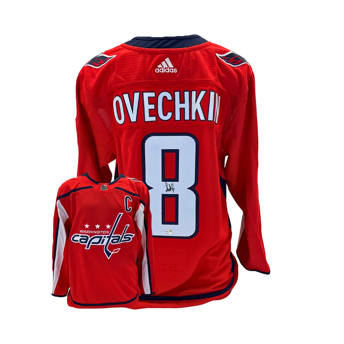 Alex Ovechkin Signed Washington Capitals Red Adidas Authentic Jersey