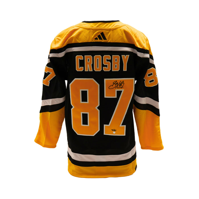 Sidney Crosby Signed Pittsburgh Penguins 2022 Reverse Retro Adidas Auth. Jersey (Limited Edition of 87)