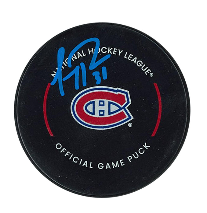 Carey Price Signed Official Montreal Canadiens Puck