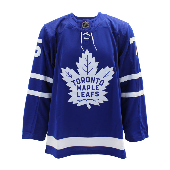 Ryan Reaves Signed Jersey Toronto Maple Leafs Blue Adidas