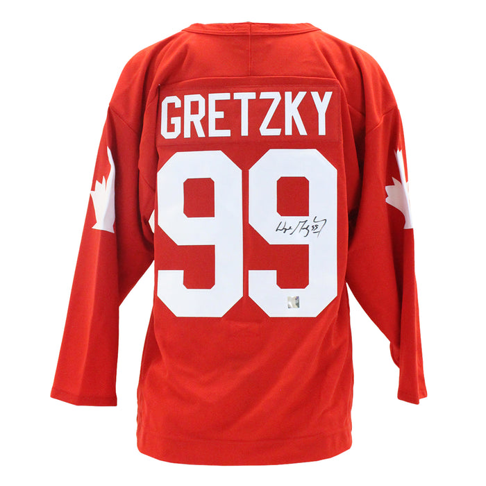 Wayne Gretzky Signed 1987 Canada Cup Red Jersey