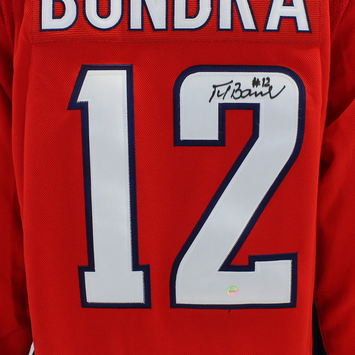 Peter Bondra Signed Jersey Washington Capitals Red Adidas Auth.