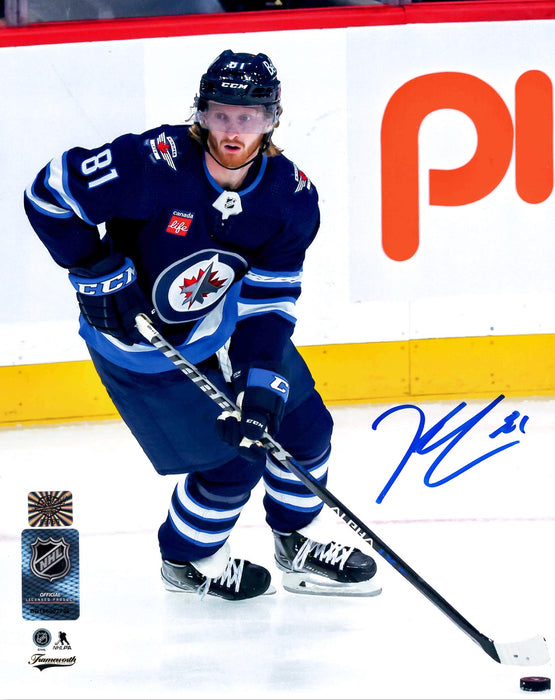 Kyle Connor Signed Winnipeg Jets Home 8x10 Photo