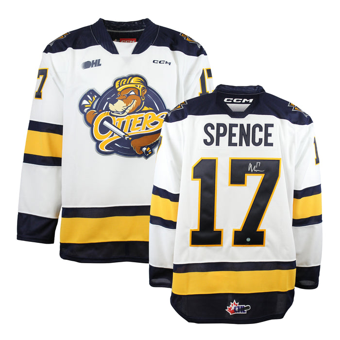 Malcolm Spence Signed Jersey Erie Otters CCM Replica White