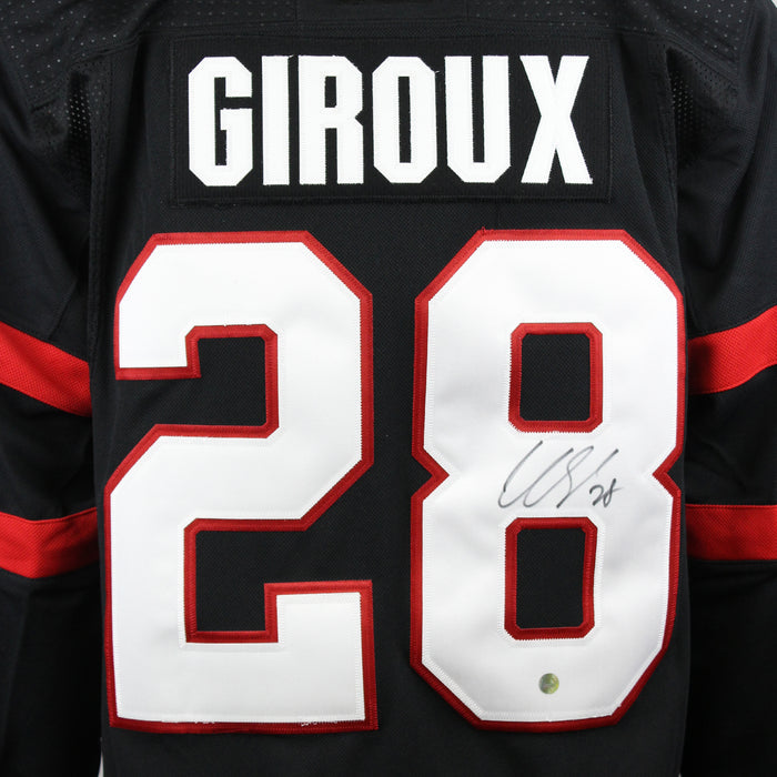 Claude Giroux Signed Jersey Ottawa Senators Black Adidas