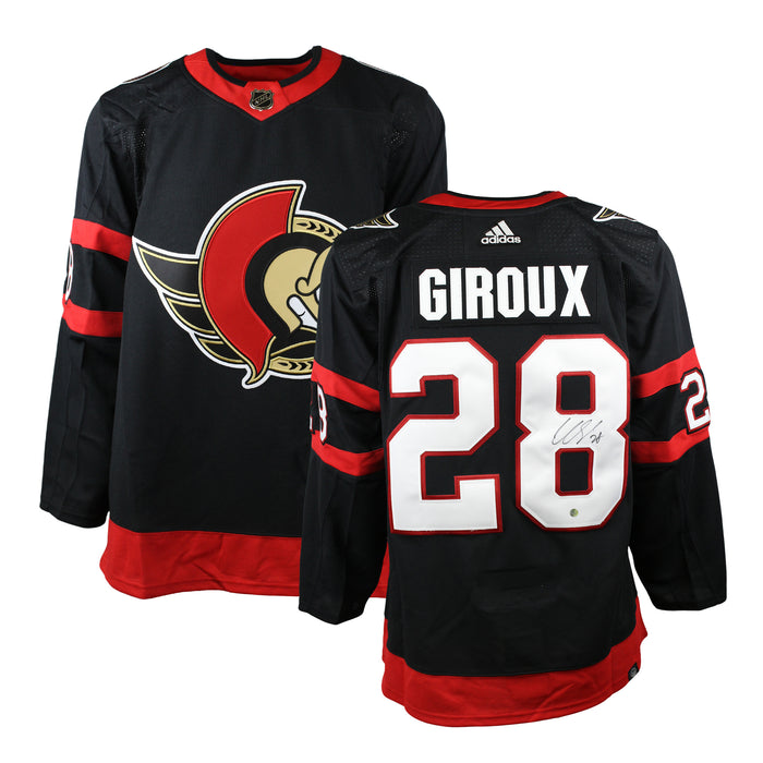 Claude Giroux Signed Jersey Ottawa Senators Black Adidas