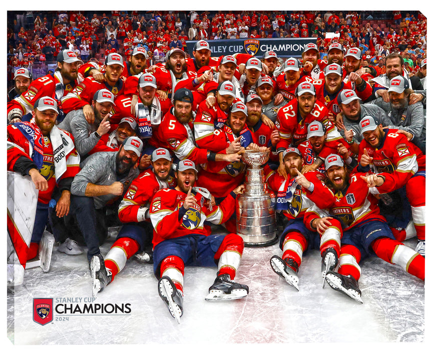 Florida Panthers 16x20 Canvas 2024 Stanley Cup