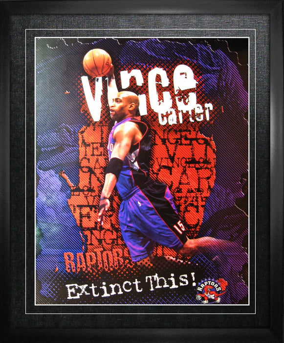 Vince Carter Toronto Raptors Framed 16x20 Extinct This Print