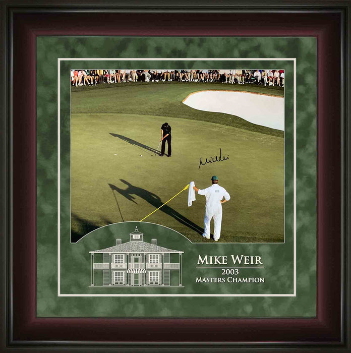 Mike Weir Signed Framed 16x20 Putting Photo LE