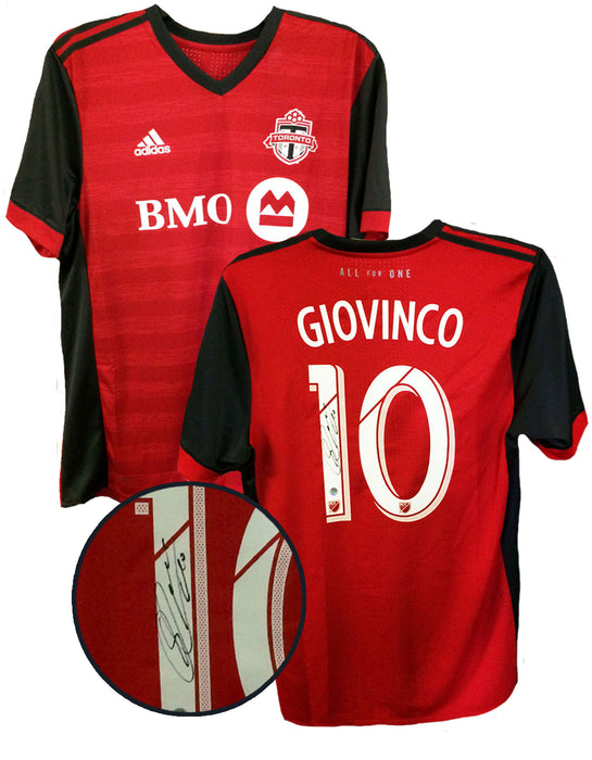 Sebastian Giovinco Signed Toronto FC Red Jersey