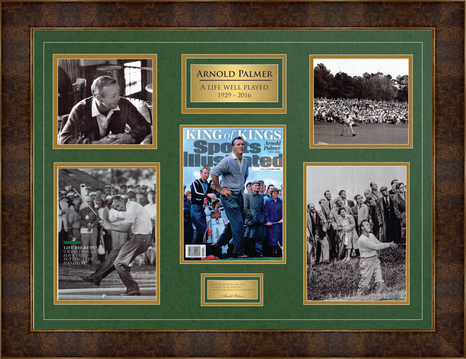 Arnold Palmer Framed Sports Illustrated Collage