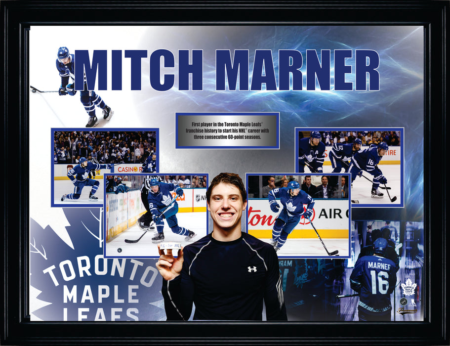 Mitch Marner 60 Point Seasons Framed Collage