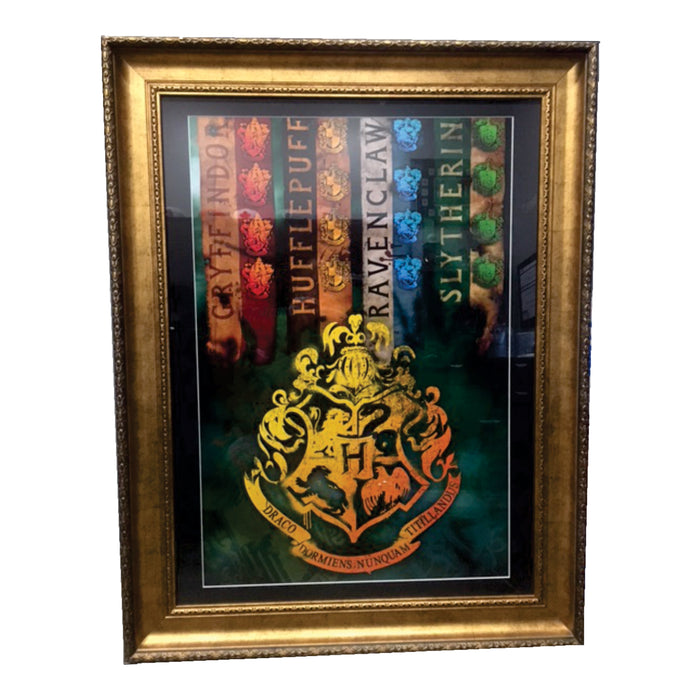 Harry Potter Crests Framed Print