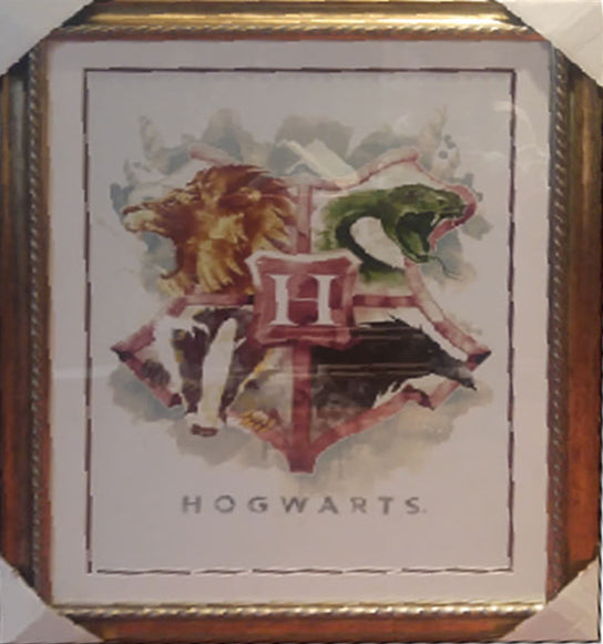 Hogwarts Framed Logo Print
