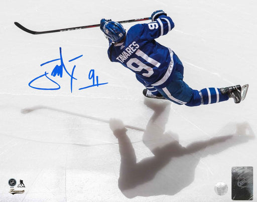 John Tavares Signed Toronto Maple Leafs Blue Adidas Pro Jersey with C  Frameworth Donation - LOT #24 SERIES 3