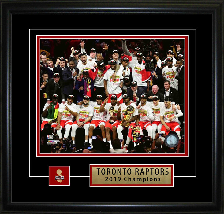 Toronto Raptors Framed 8x10 2019 World Champion Team Celebration Photo