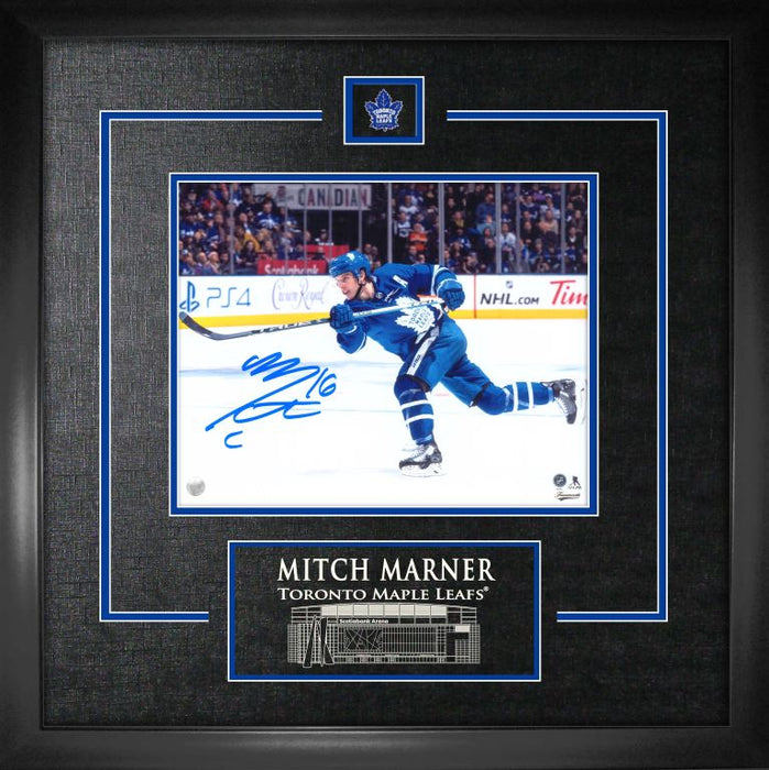 Mitch Marner Toronto Maple Leafs Signed Framed 8x10 Shooting Photo